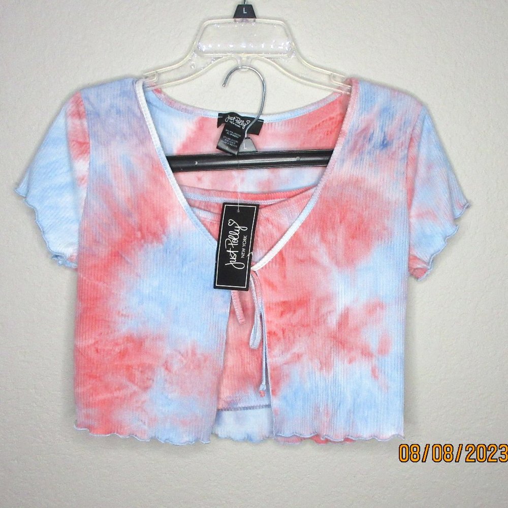 Just Polly New York - Band Top and Tie Jacket